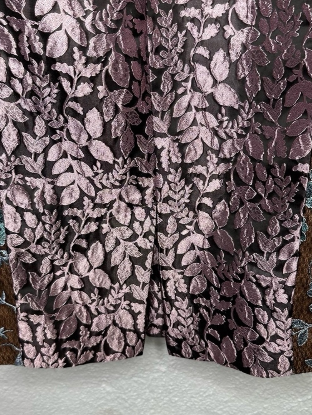 Beguile by Byron Lars Pieced Brocade Sheath Dress w/ Belt, Size 4 - Picture 9 of 16
